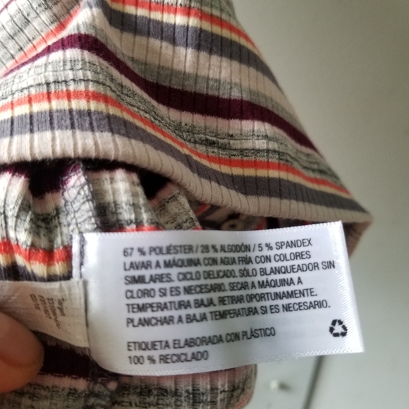 Wild Fable Ribbed Knit Striped Midi Dress - Picture 8 of 10